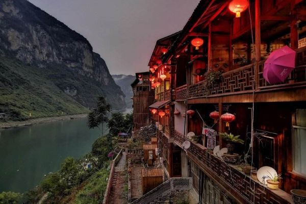 重庆十大古镇 中山古镇依河而建丰盛古镇地理位置优越插图5