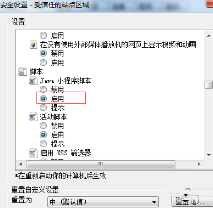 浏览器如何启用java小程序插图5