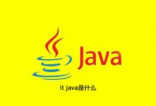 it java是什么|爱分享
