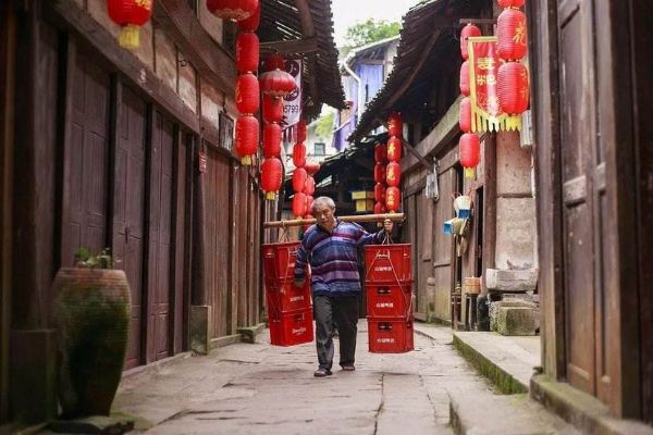 重庆十大古镇 中山古镇依河而建丰盛古镇地理位置优越插图