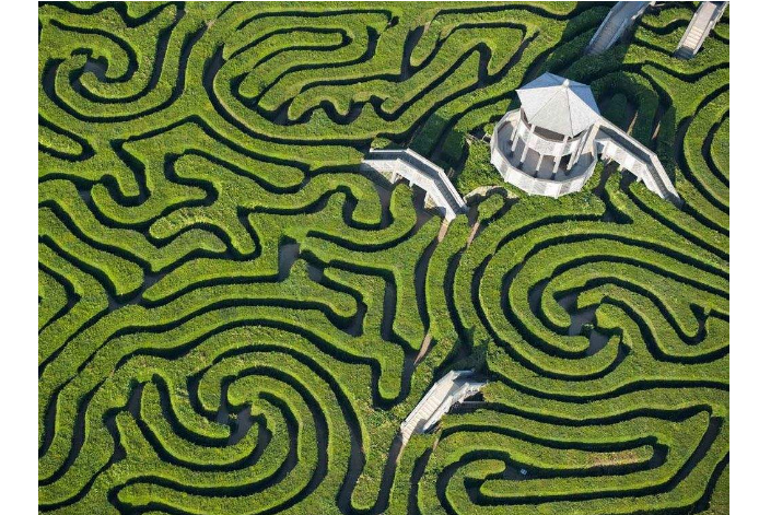 世界十大迷宫 每一个都复杂难辨，你看得懂吗插图3