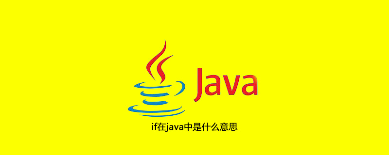 if在java中是什么意思插图