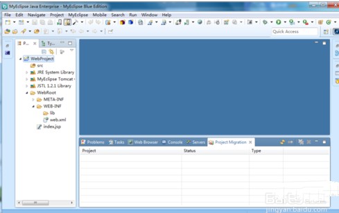 myeclipse怎么运行项目插图1