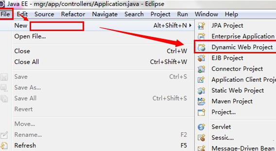 eclipse怎么新建项目插图1