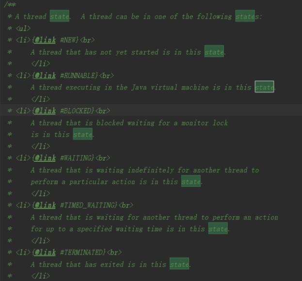 java线程的几种状态是什么插图1