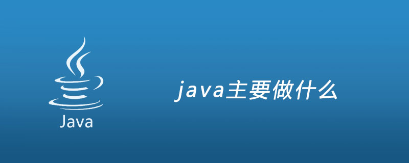 java主要做什么插图