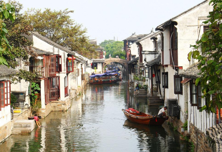 江南四大名镇 驰名中外的古镇风貌，你最喜欢哪一个插图