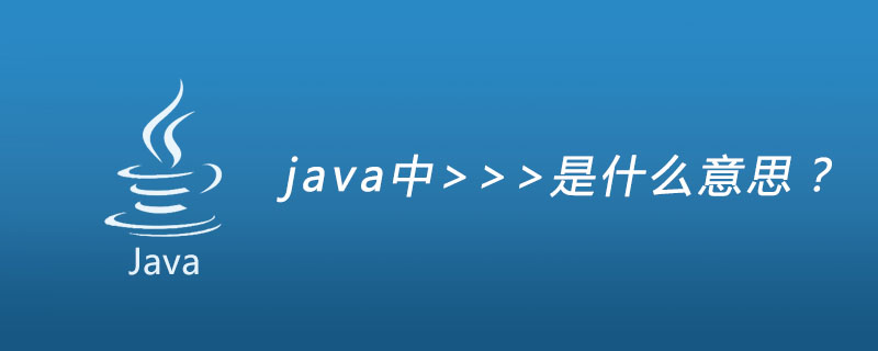 java中>>>是什么意思？插图