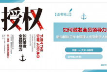 《授权》：人人都是天生的领导者，每个人都能发挥更多的才能和价值|爱分享