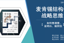 绝不会让你失望的《麦肯锡结构化战略思维》：麦肯锡是这样把人逼疯的，满满的干货！|爱分享