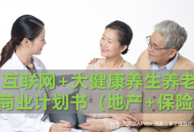 互联网+大健康养生养老服务模式商业计划书ppt可编辑|爱分享