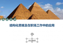 结构化思维及在职场工作中的应用|爱分享