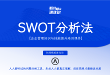 SWOT分析法：人人都听过，未必人人都真正理解，最简单的往往最接近于本质|爱分享