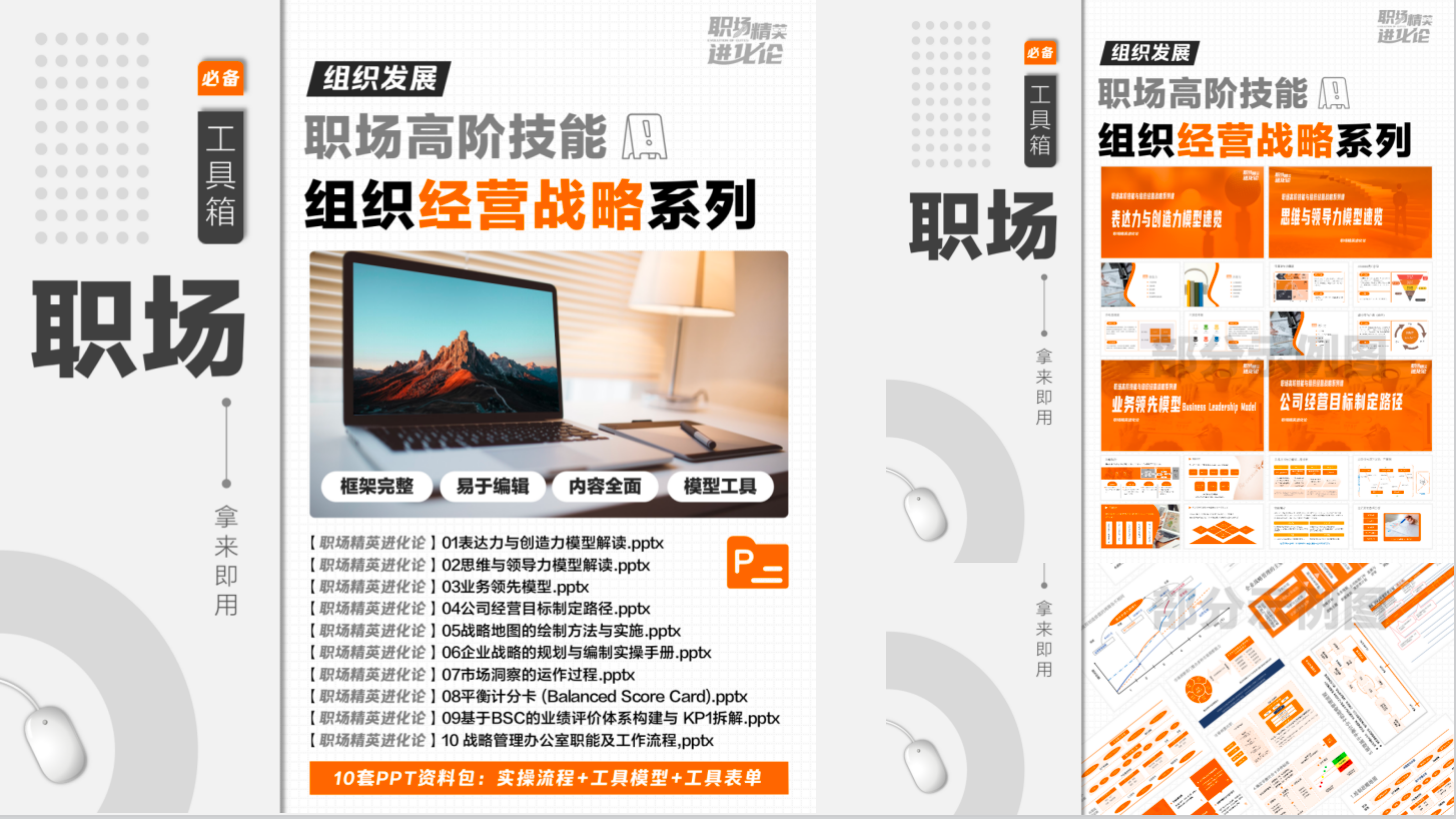 组织经营战略：OKR BLM组织战略发展+思维认知表达模型插图