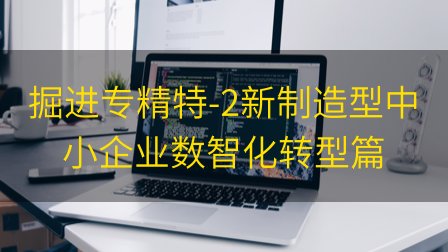 掘进专精特-2新制造型中小企业数智化转型篇插图