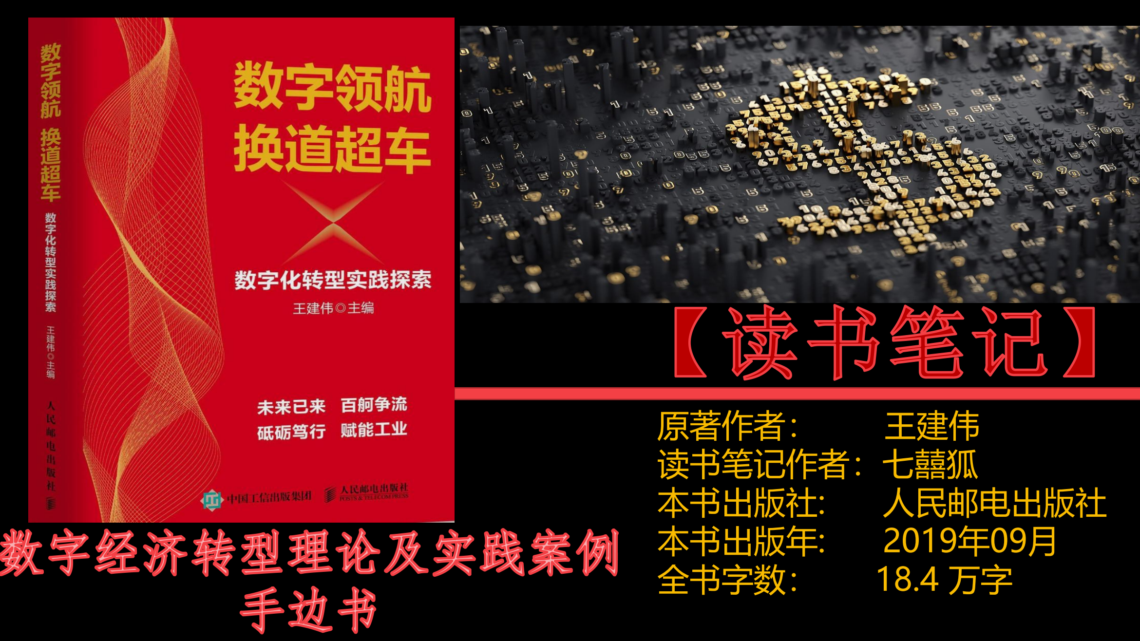 《数字领航 换道超车 》读书笔记概况：企业数字化转型是一场理论和实践的狂欢pptx插图